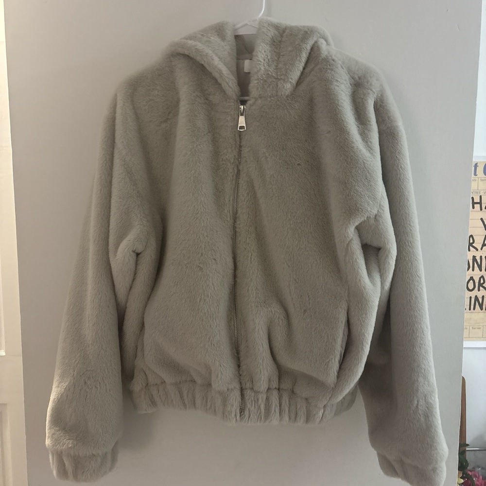 Double Zero Gray Puffer Jacket - image 1